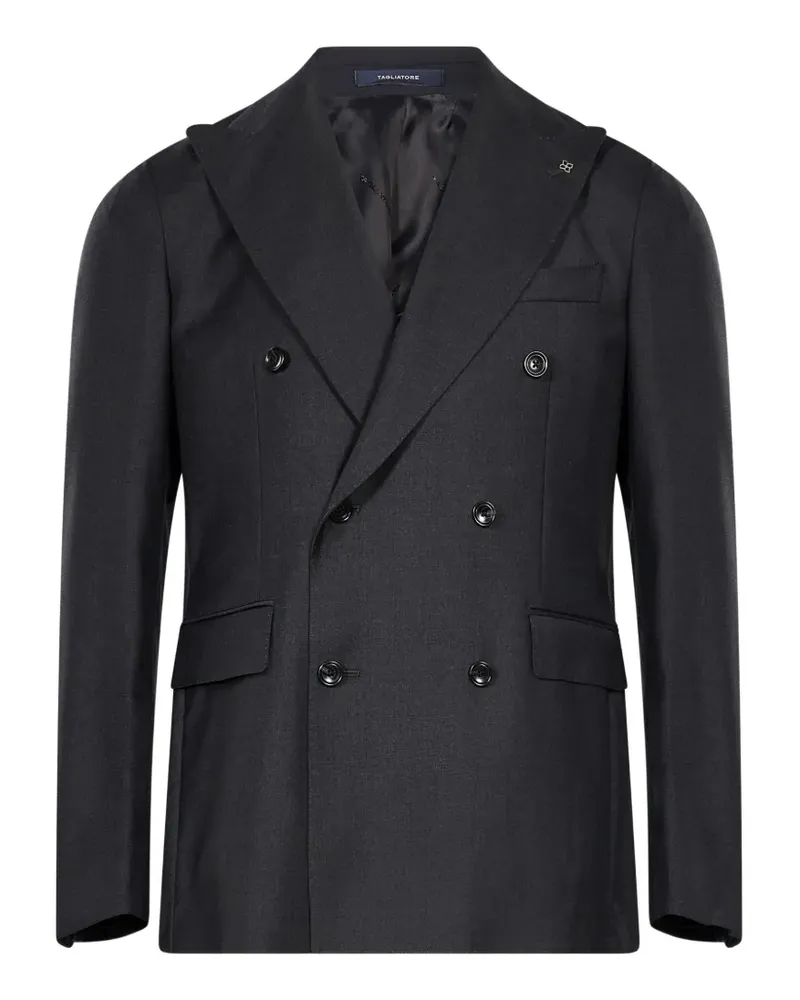 Tagliatore double-breasted peak-lapels suit - Grau Grau