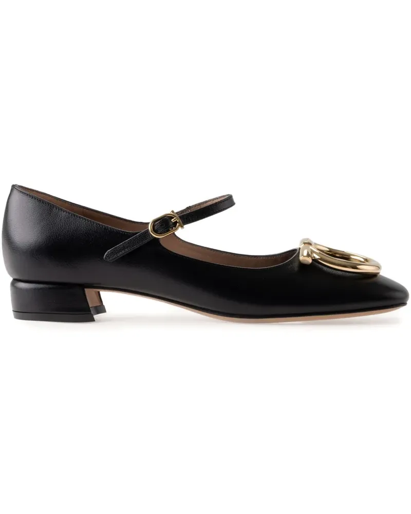 Ferragamo Maxi Gancini Pumps - Schwarz Schwarz