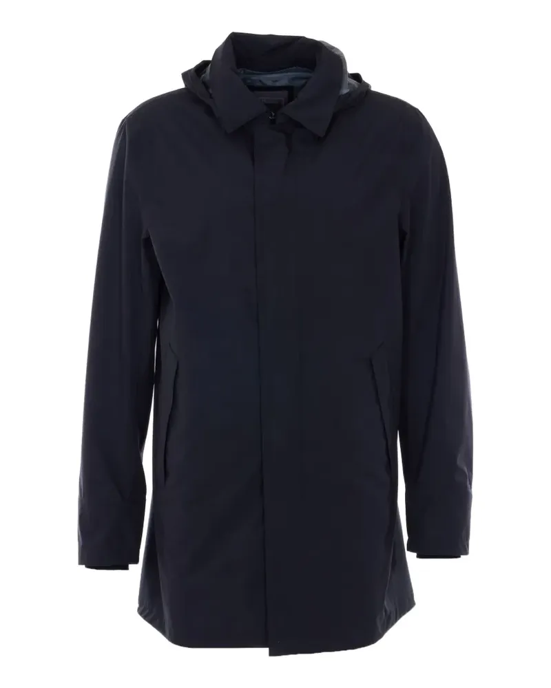 Herno removable-hood raincoat - Blau Blau