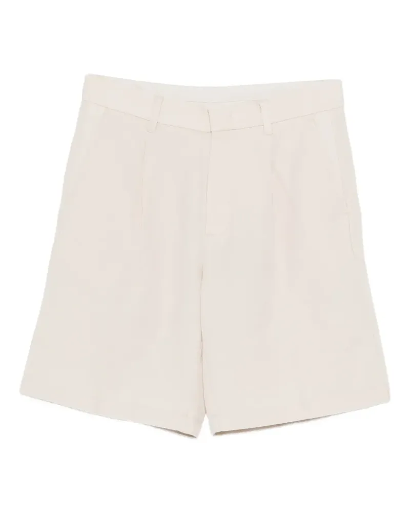 AlphaTauri braided-belt pleated shorts - Nude Nude