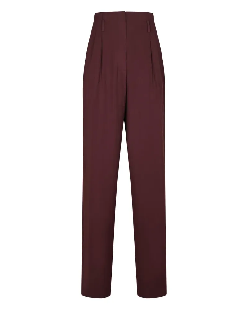 forte_forte pleated trousers - Rot Rot