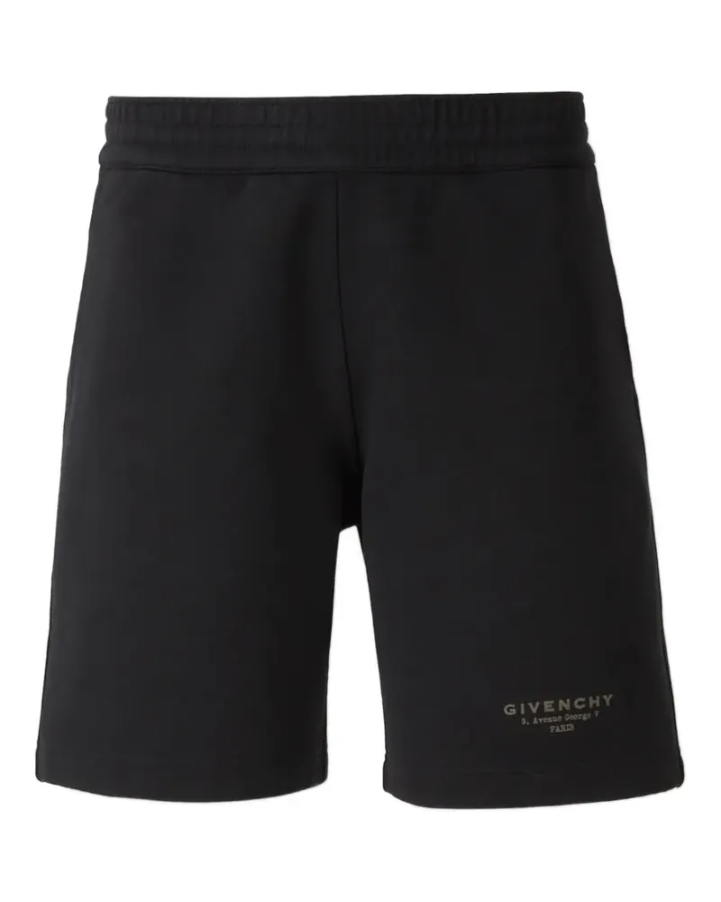 Givenchy Joggingshorts mit Logo-Print - Schwarz Schwarz