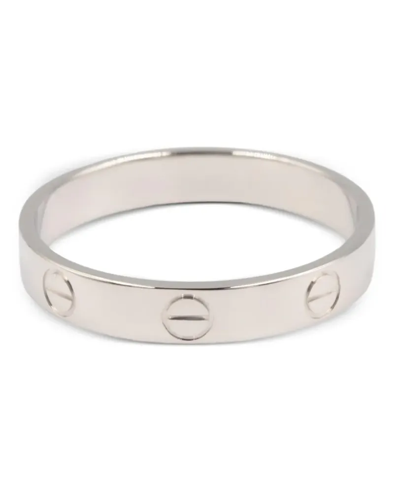 Cartier 2010s mini Love ring - Silber Silber