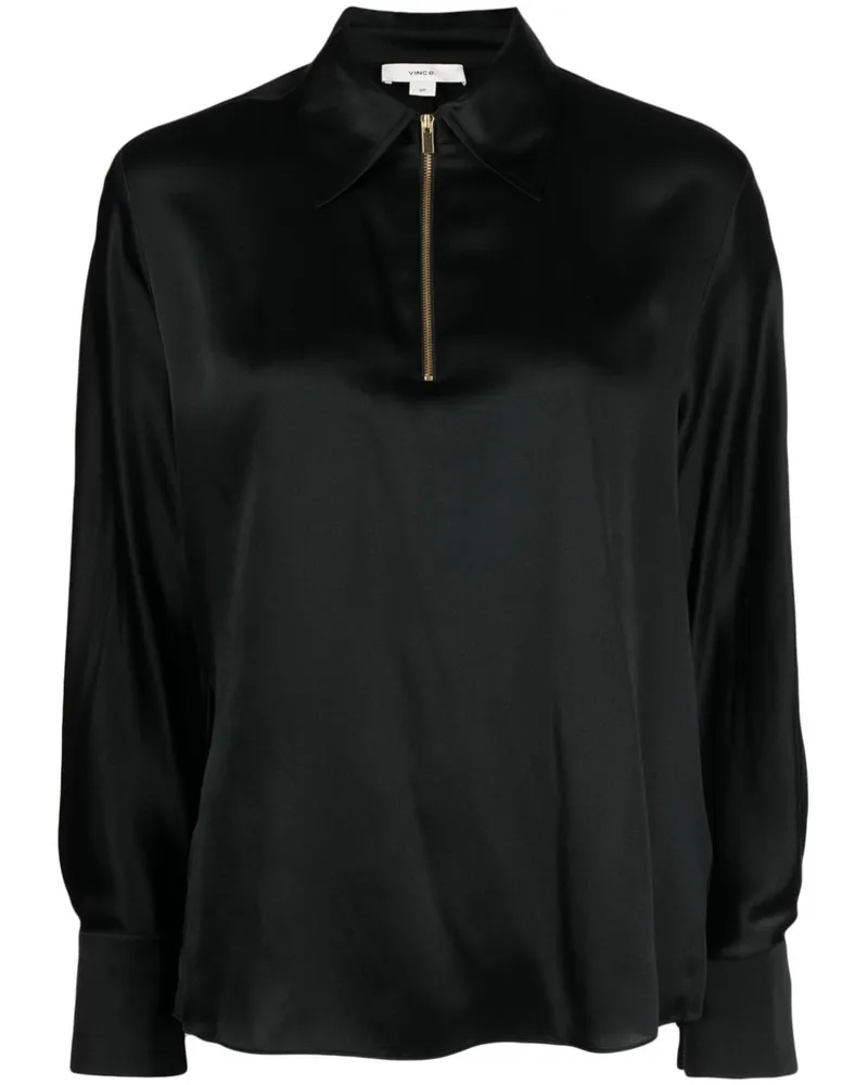 Vince Bluse aus Seide - Schwarz Schwarz