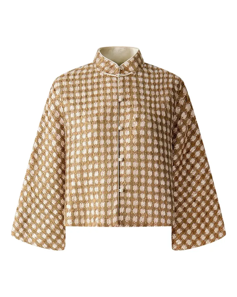 Shanghai Tang Tang textured jacket - Gold Gold