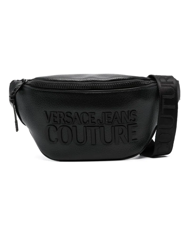 Versace Jeans Tasche mit Logo - Schwarz Schwarz