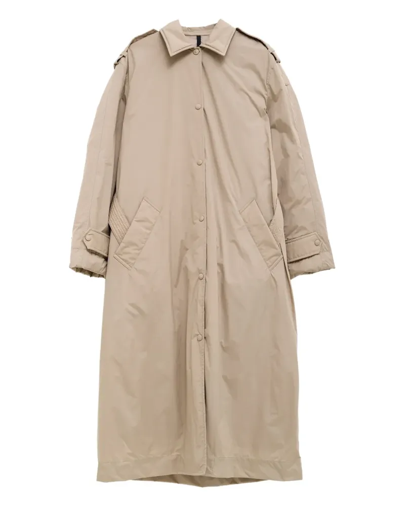 Moncler Trenchcoat mit Gürtel - Nude Nude