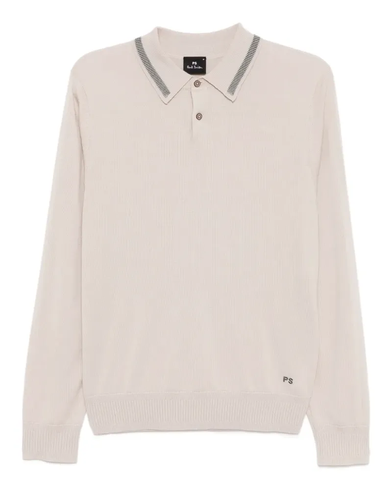 Paul Smith Poloshirt aus Merinowolle - Nude Nude