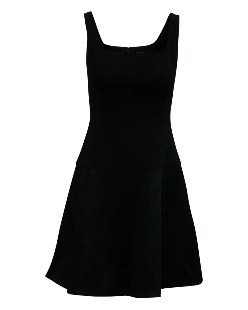 Theory square-neck sleeveless dress - Schwarz Schwarz