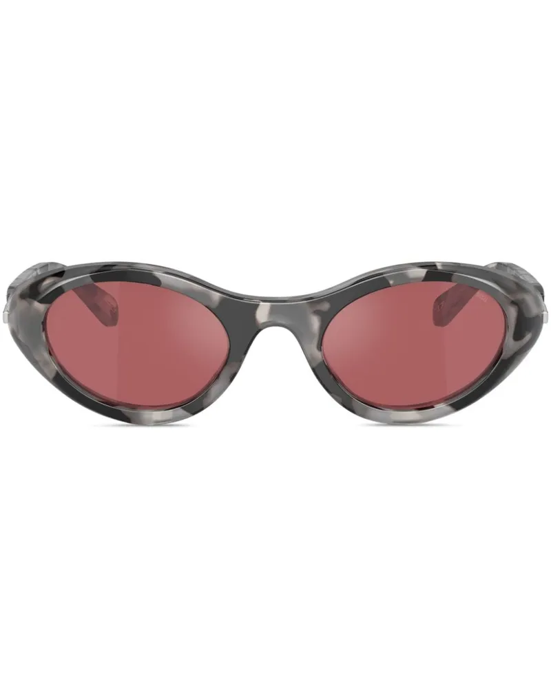 Diesel Sonnenbrille mit Camouflage-Print - Grau Grau