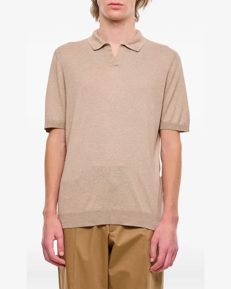 Tagliatore Kurzärmeliges Poloshirt - Nude Nude