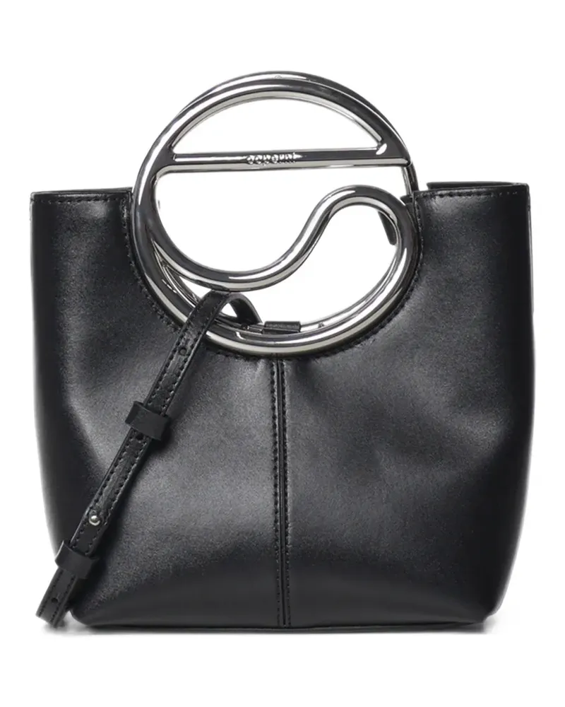 COPERNI C-handle leather shoulder bag - Schwarz Schwarz