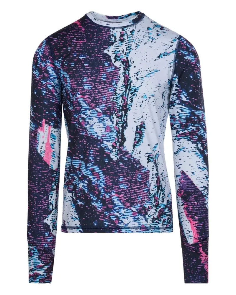 Aztech Mountain Sportoberteil mit Print - Blau Blau