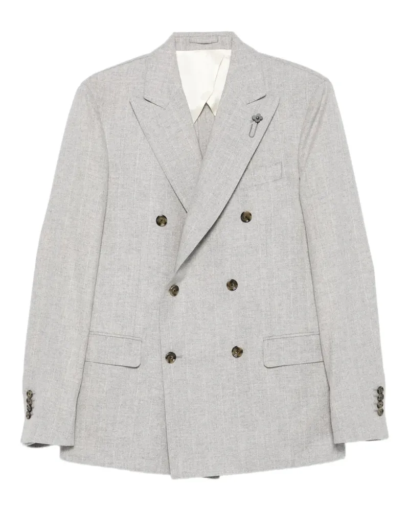 LARDINI Doppelreihiger Anzug - Grau Grau
