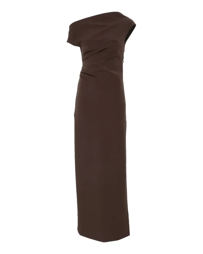 P.A.R.O.S.H. one-shoulder draped maxi dress - Braun Braun