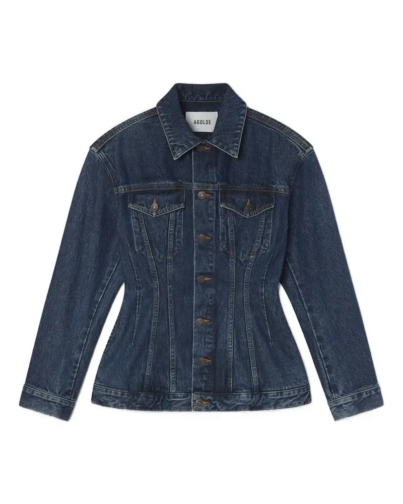 AGOLDE Myra panelled jacket - Blau Blau