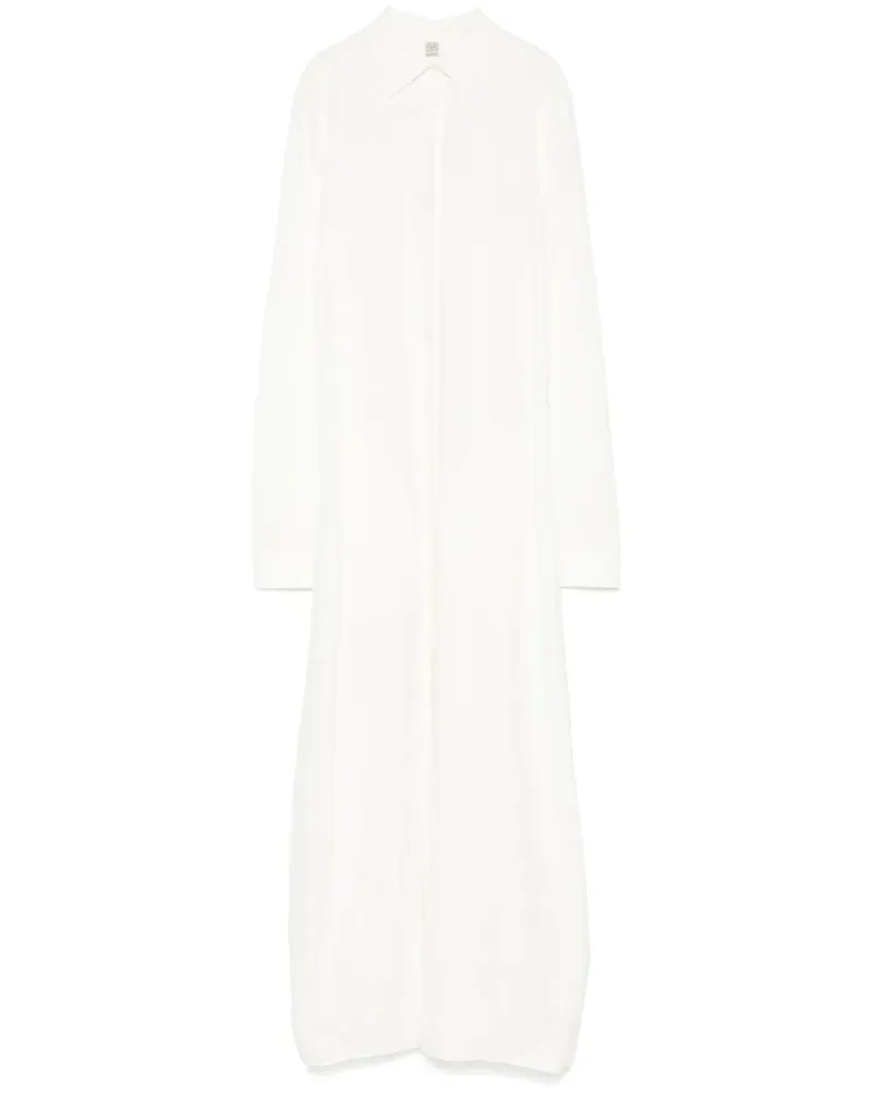 Totême Parachute Maxi-Hemdkleid - Nude Nude