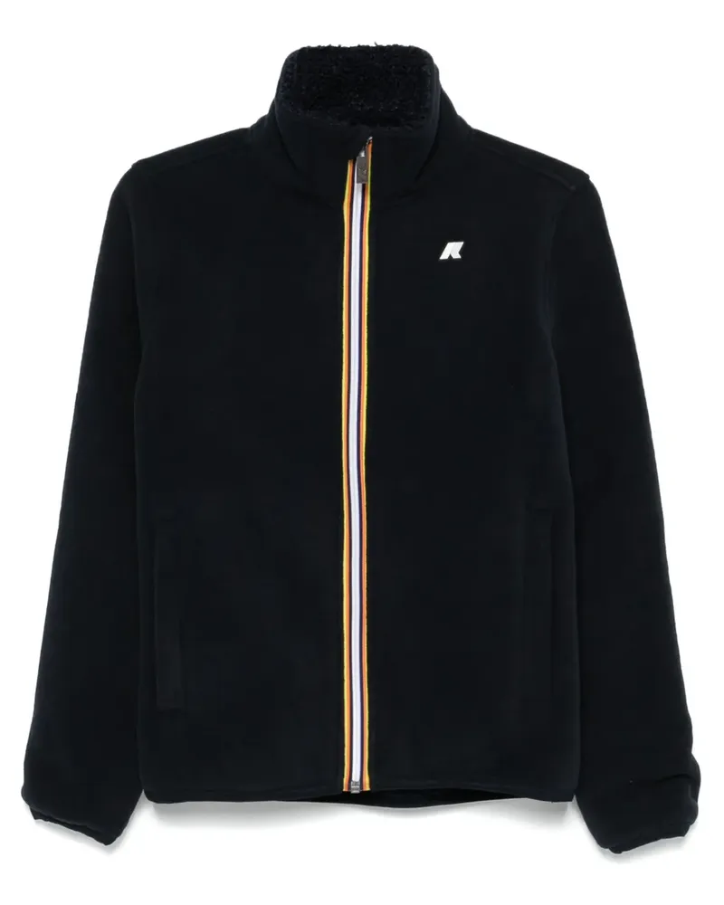 K-Way Pascal Sherpa Polar Jacke - Blau Blau