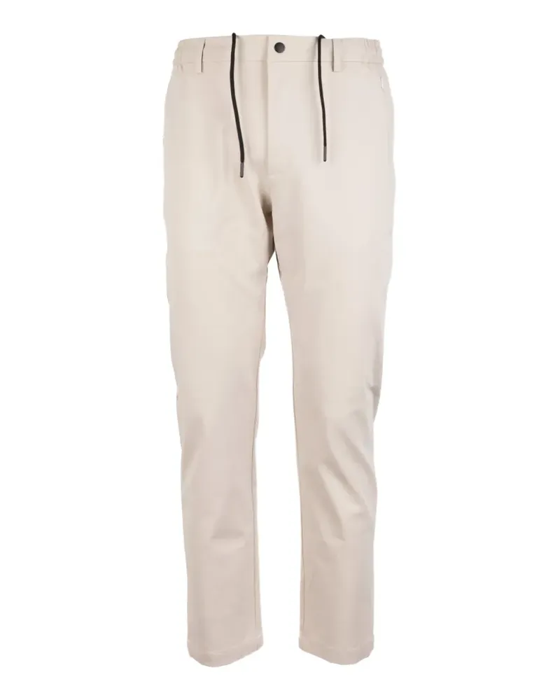 People of Shibuya drawstring-waist straight-leg trousers - Nude Nude