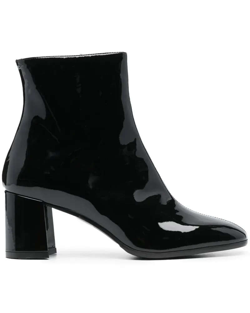 Carel Stiefeletten mit poliertem Finish - Schwarz Schwarz