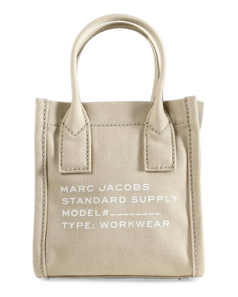 Marc Jacobs Kleiner Shopper aus Canvas - Nude Nude