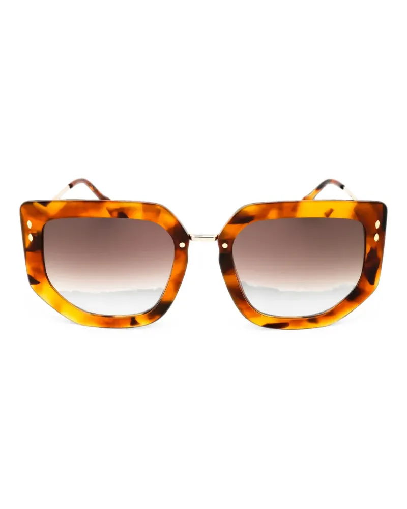 Isabel Marant Cat-Eye-Sonnenbrille in Schildpattoptik - Braun Braun