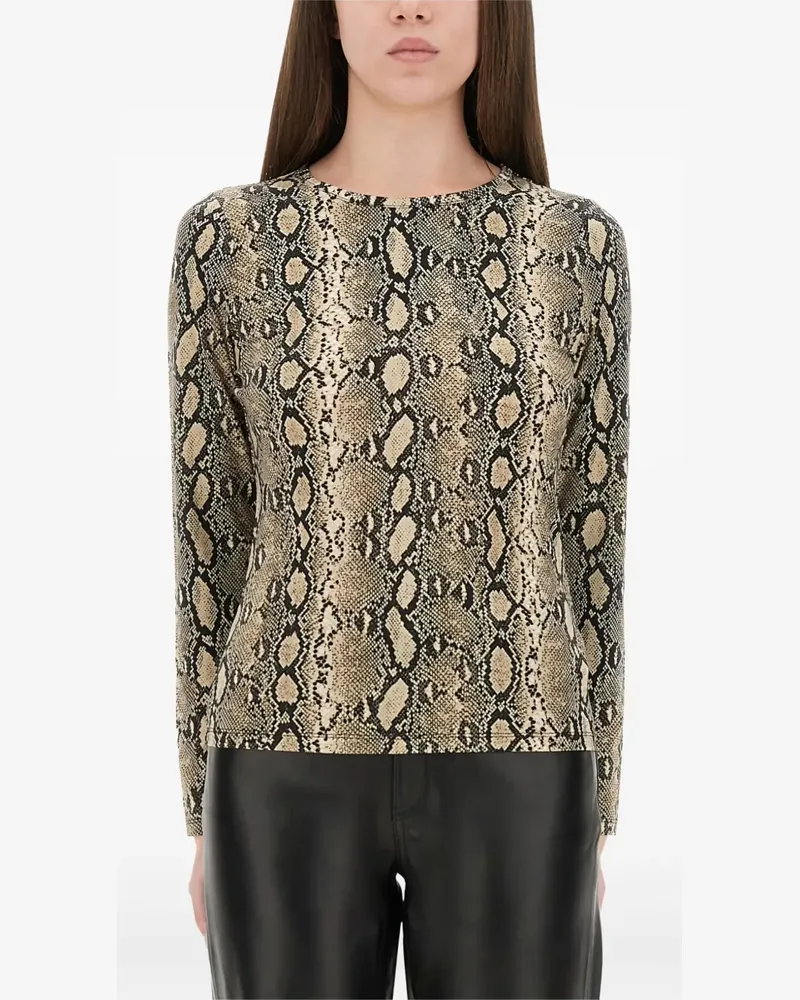Michael Kors animal-print blouse - Nude Nude