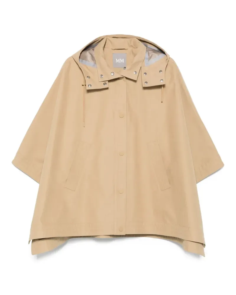 Max Mara Kapuzenjacke mit Knöpfen - Nude Nude