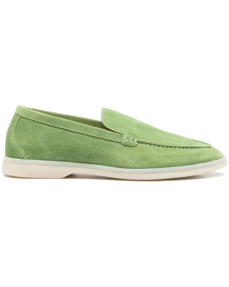 Scarosso Loafer aus Wildleder - Grün Grün