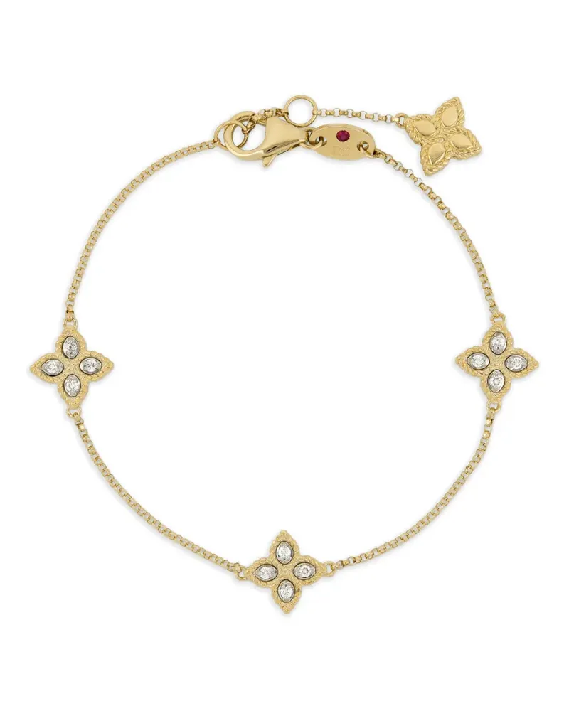 Roberto Coin 18kt Gelbgoldarmband mit Diamanten Gold