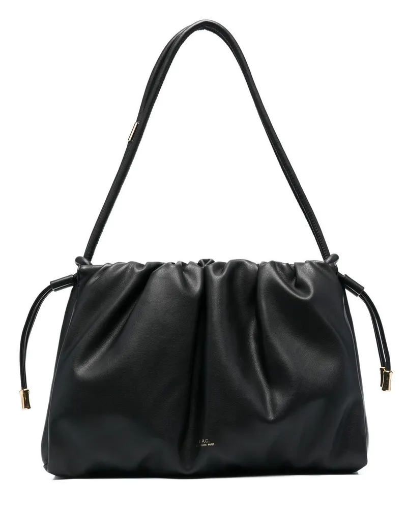 A.P.C. Ninon Schultertasche - Schwarz Schwarz