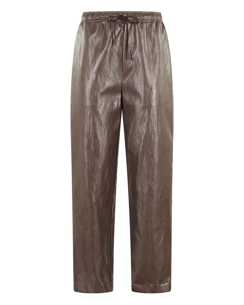 SOLOTRE Hose mit Kordelzug - Braun Braun