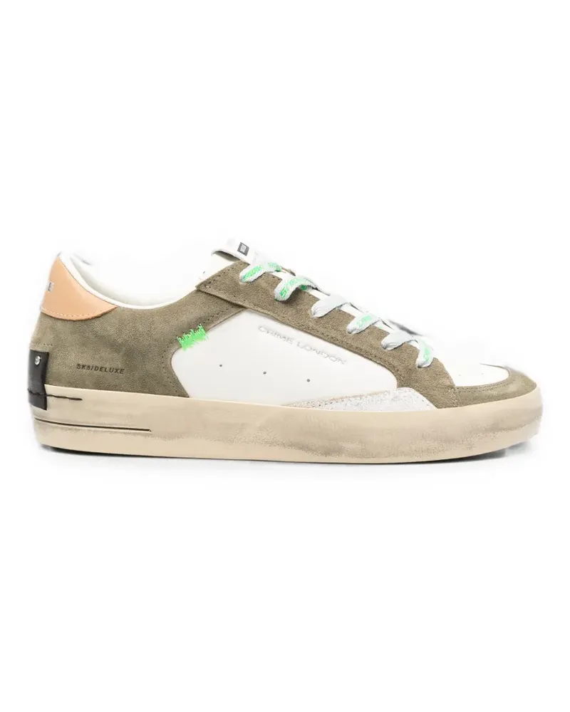 Crime Sk8 Deluxe panelled leather sneakers - Grün Grün