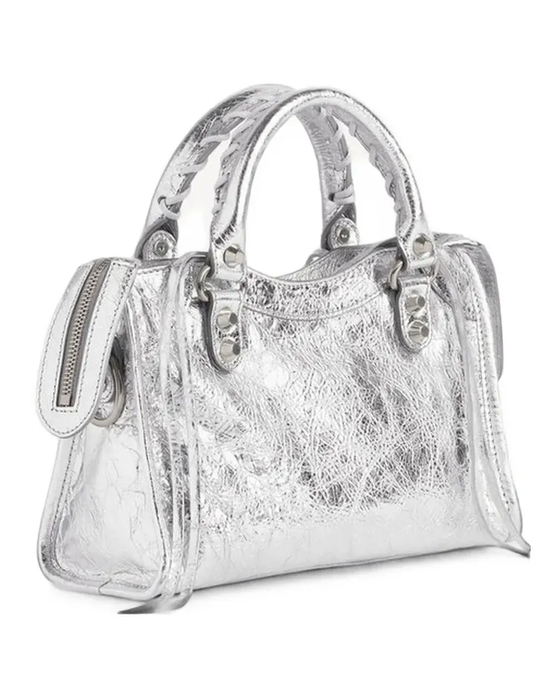 Balenciaga Mini Le City Tote Bag - Silber Silber