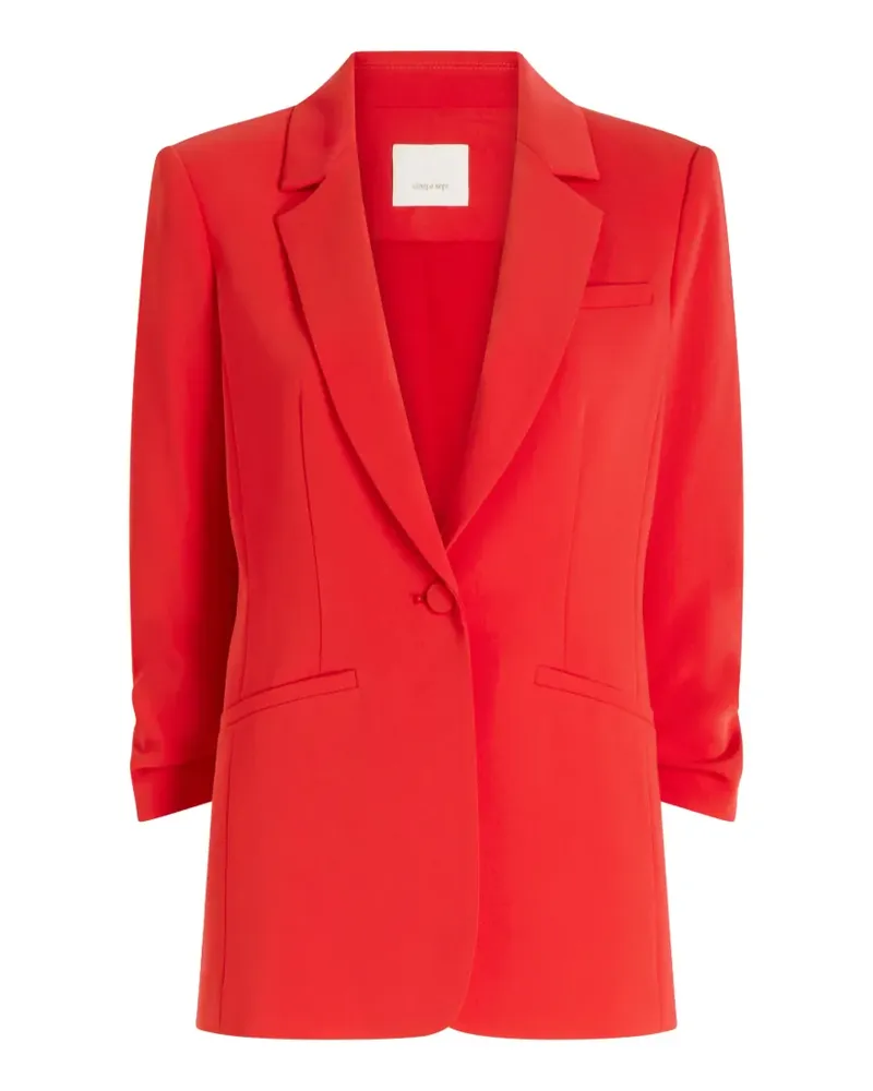 Cinq à Sept Khloe Blazer aus Krepp - Rot Rot