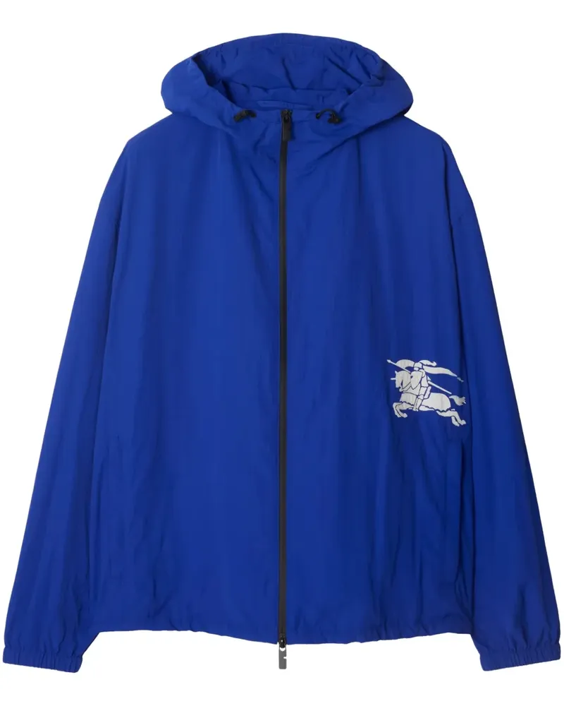 Burberry Jacke mit Signature Knight-Motiv - Blau Blau