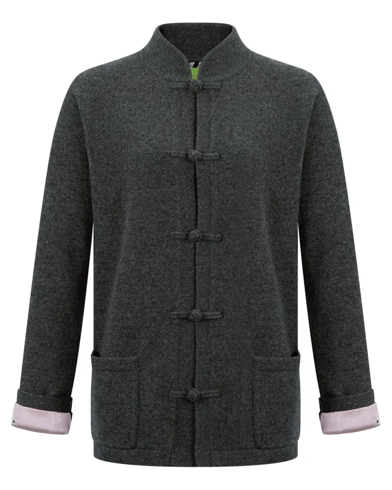 Shanghai Tang Tang Cardigan aus Kaschmir - Schwarz Schwarz