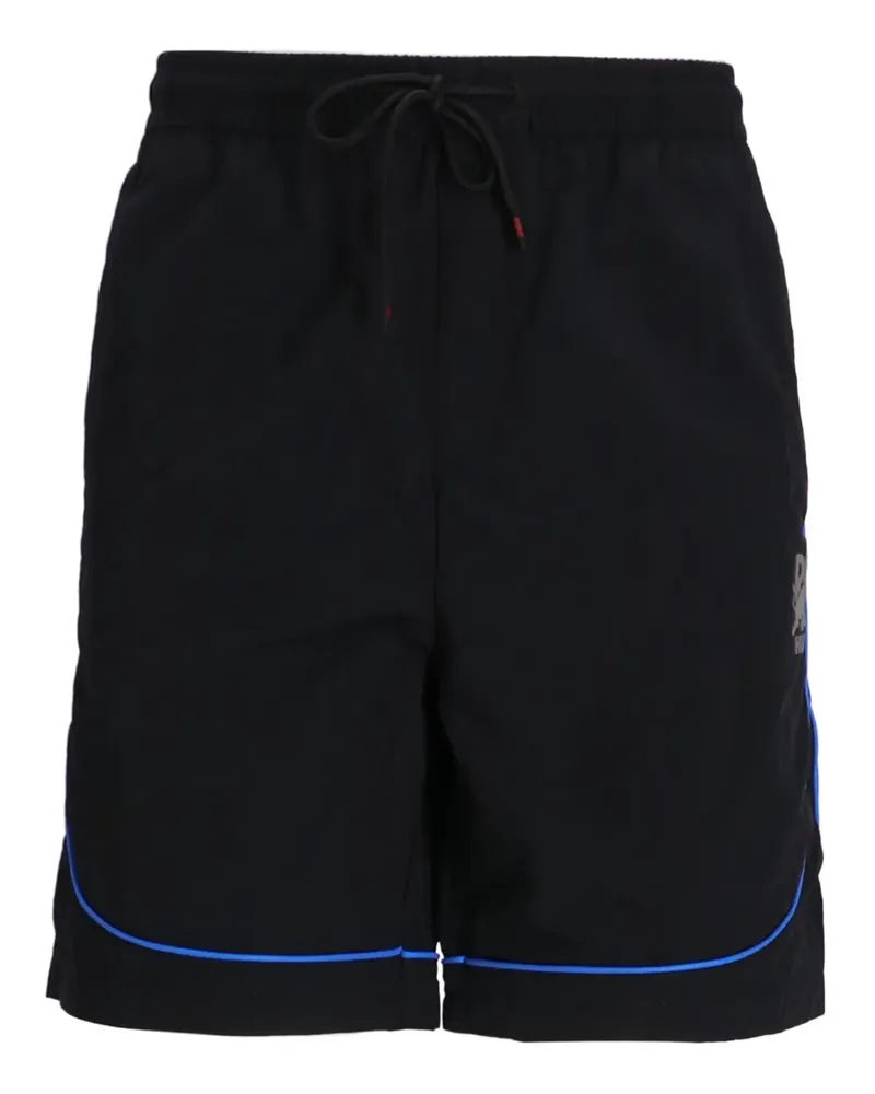 HUGO BOSS x Racing Bulls Joggingshorts mit Torchon-Paspeln - Schwarz Schwarz