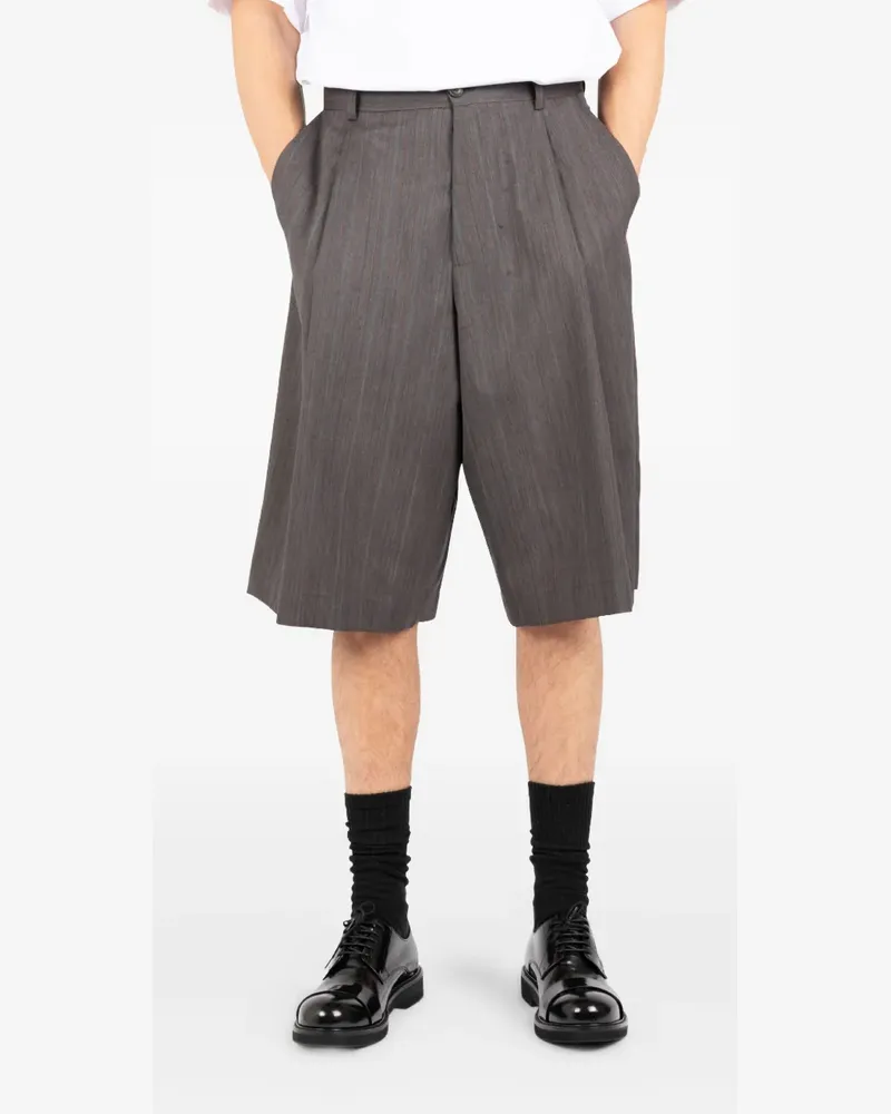 Société Anonyme Shorts mit Falten - Grau Grau