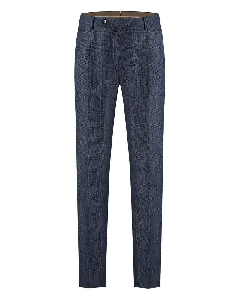 Berwich checked trousers - Blau Blau