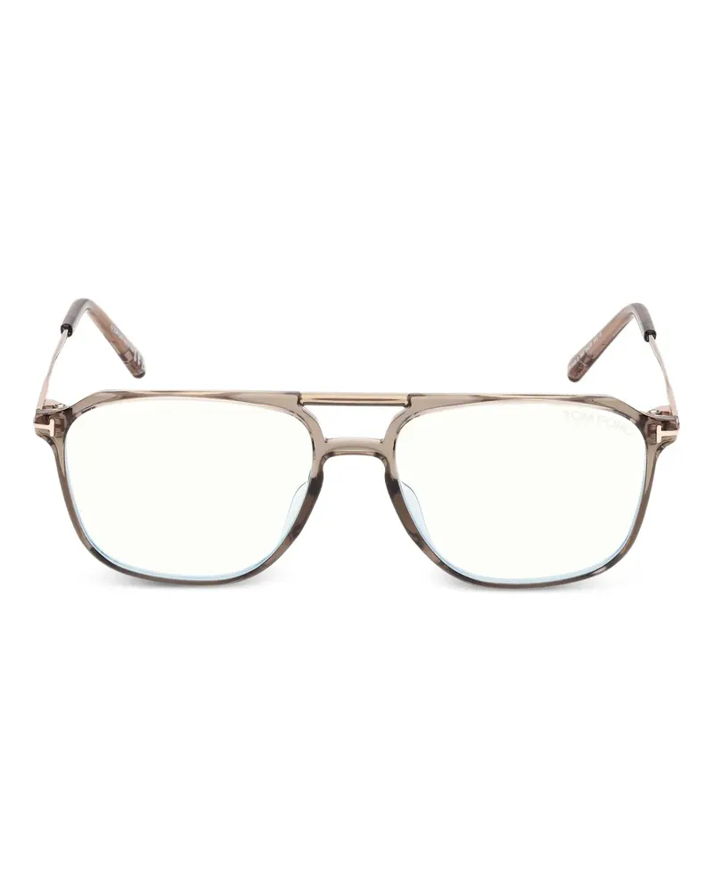 Tom Ford Klassische Pilotenbrille - Braun Braun