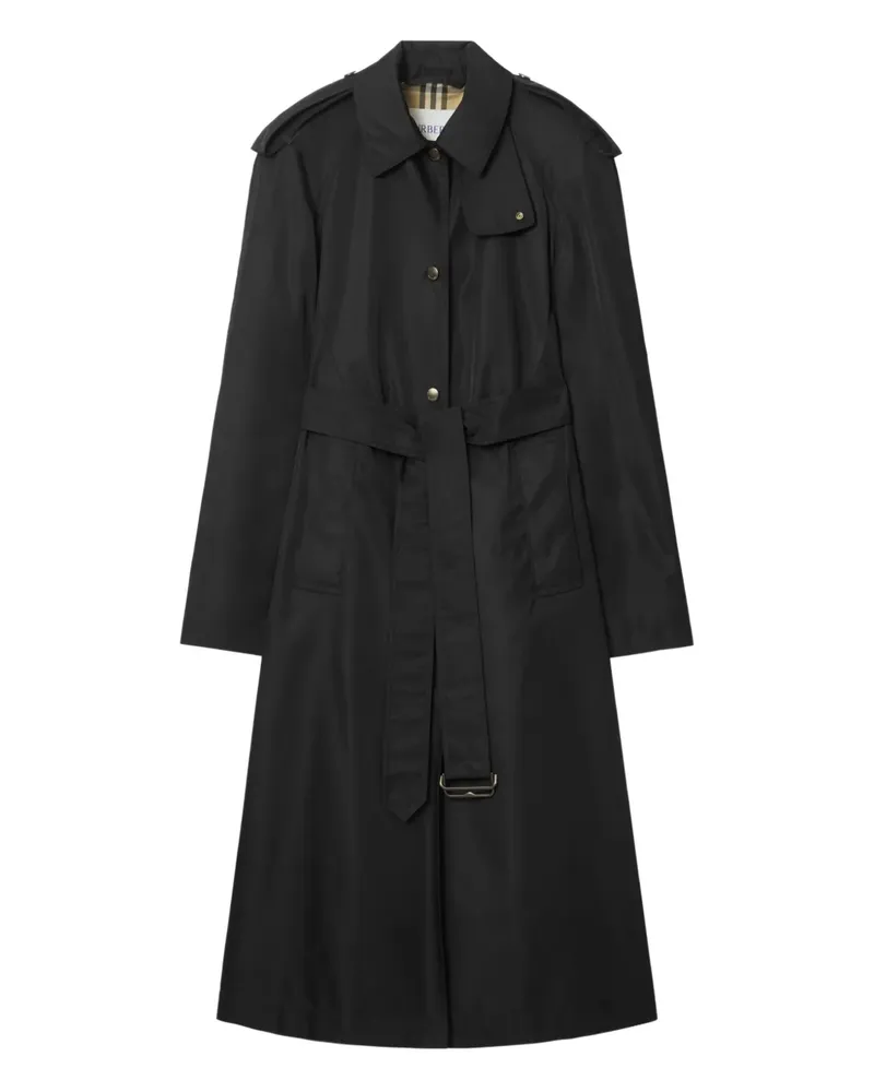 Burberry Trenchcoat mit Gürtel - Schwarz Schwarz