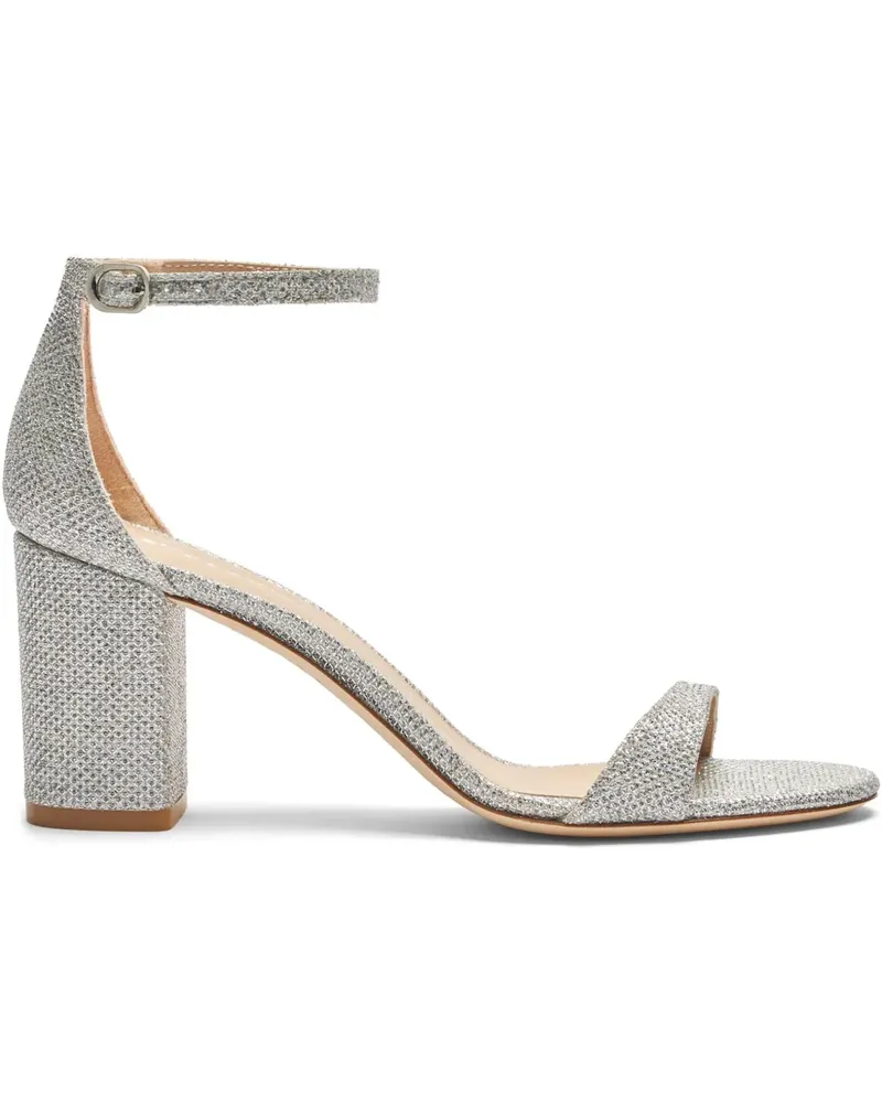 Stuart Weitzman Nudist II Sandalen 75mm - Silber Silber