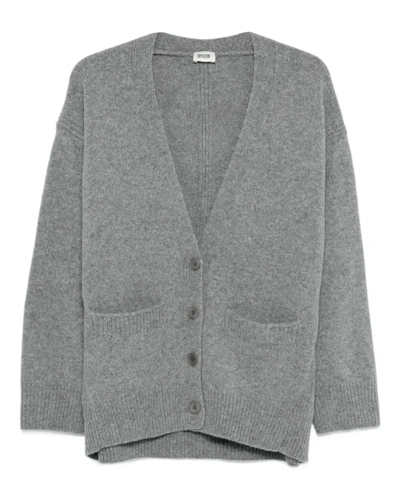 Drykorn Cardigan mit langen Ärmeln - Grau Grau