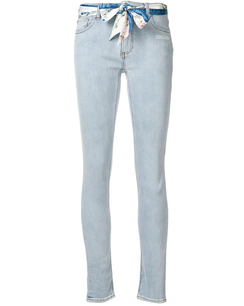 OFF-WHITE Skinny-Jeans mit schmalem Bein - Blau Blau