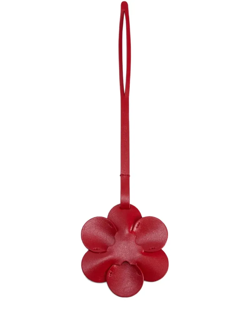 Jil Sander Daisy Anhänger mit Riemen - Rot Rot