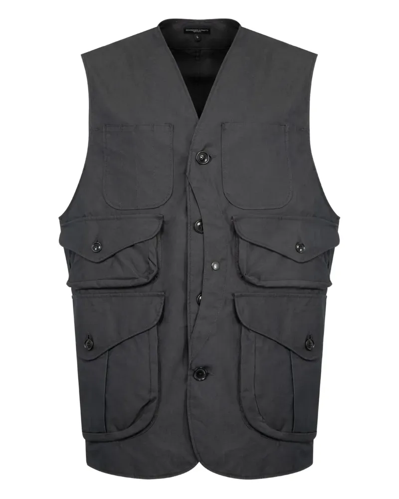 Engineered Garments Hunting buttoned-up gilet - Grau Grau