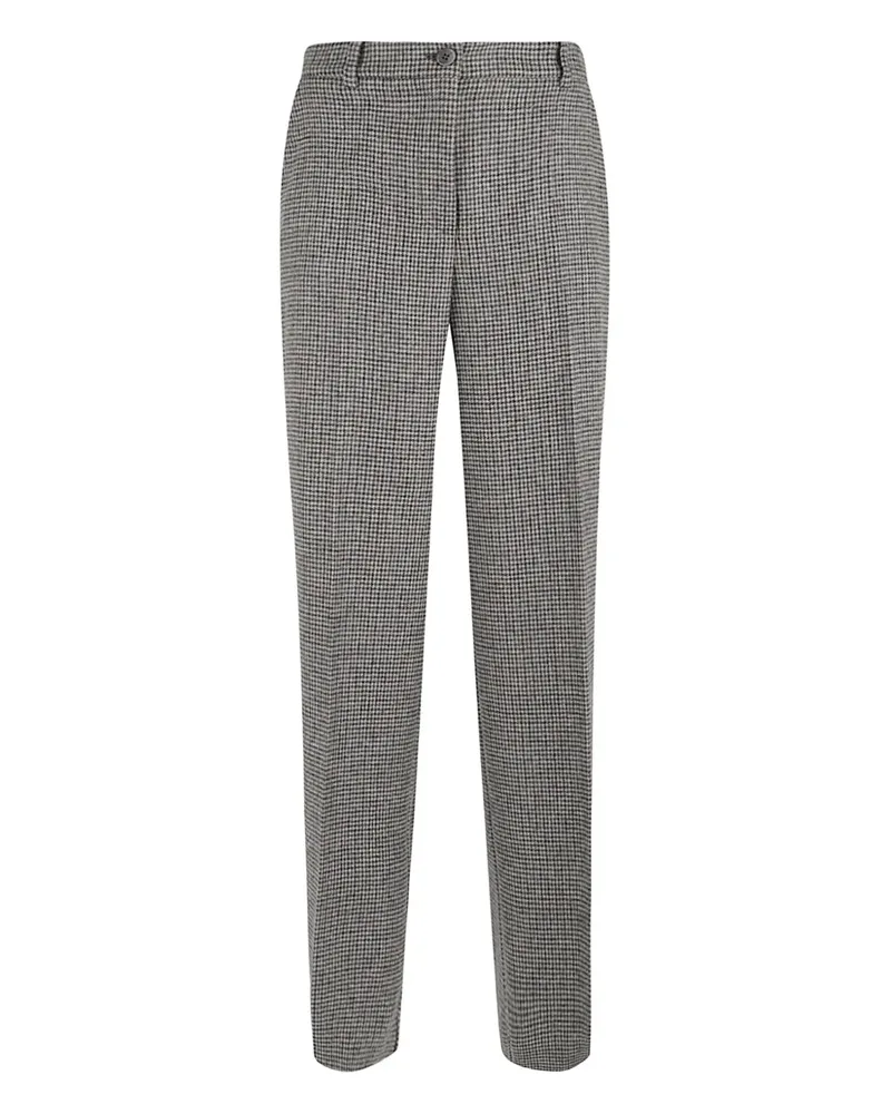 P.A.R.O.S.H. P.A.R.O H. checked trousers - Grau Grau