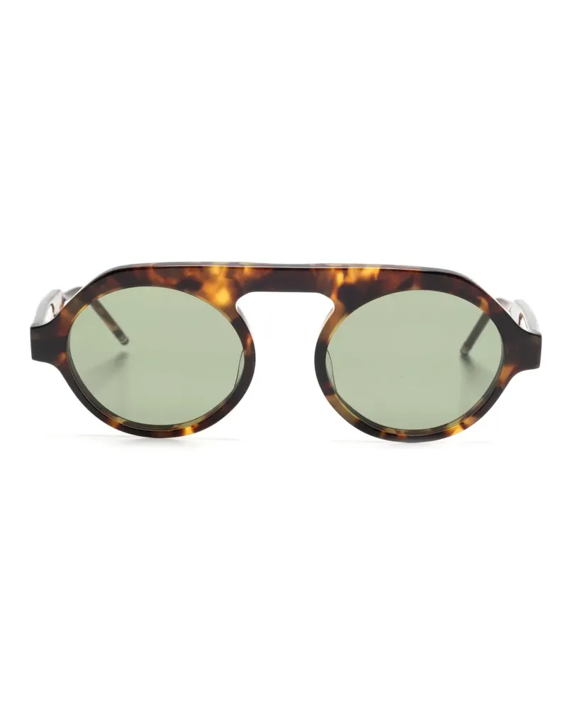 Thom Browne 4-Bar Sonnenbrille - Braun Braun