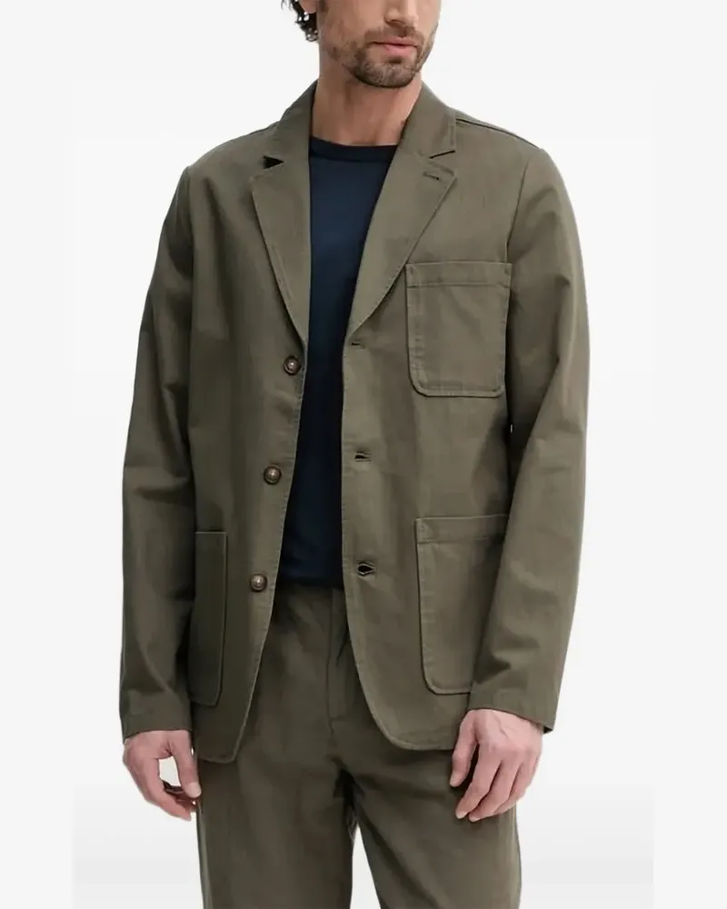Barbour Bayview Jacke mit Fischgrätenmuster - Grün Grün